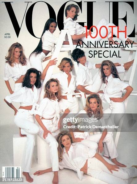 Vogue April 1992 Cover Vogue April 1992 Cover