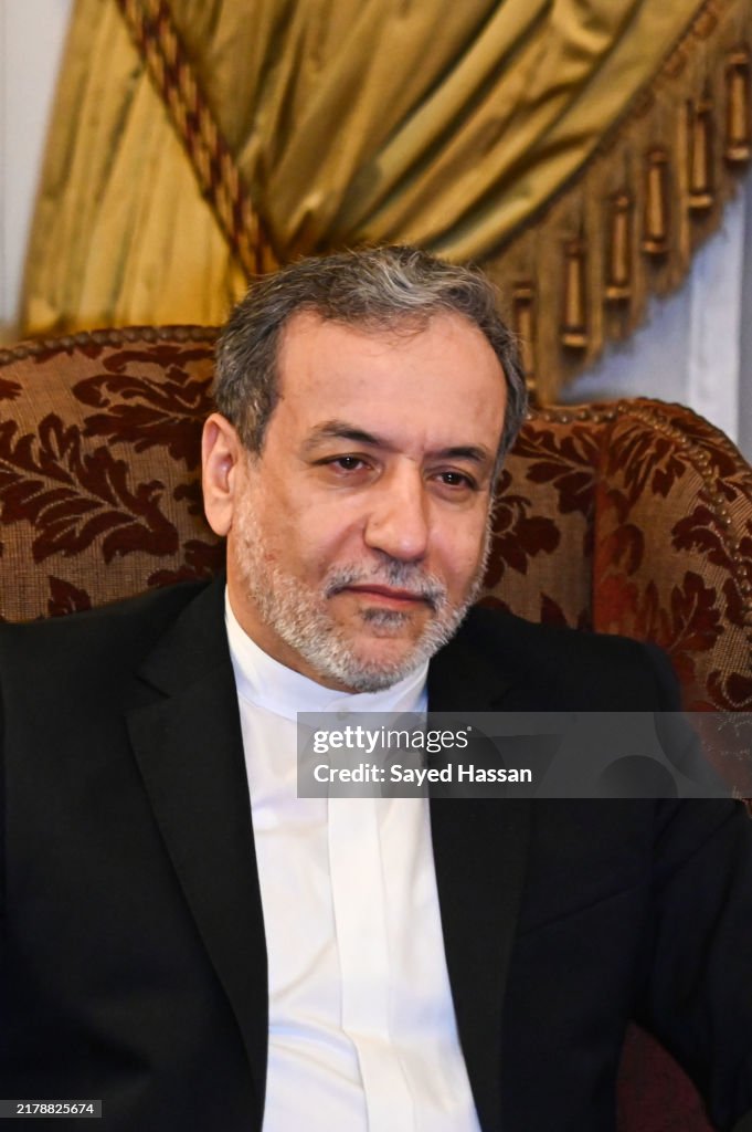Iranian Foreign Minister Abbas Araqchi Meets Egyptian Foreign Minister In Cairo