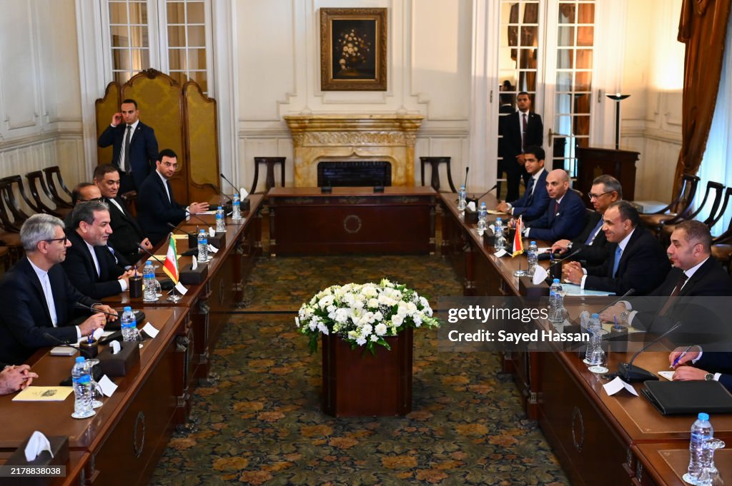 Iranian Foreign Minister Abbas Araqchi Meets Egyptian Foreign Minister In Cairo