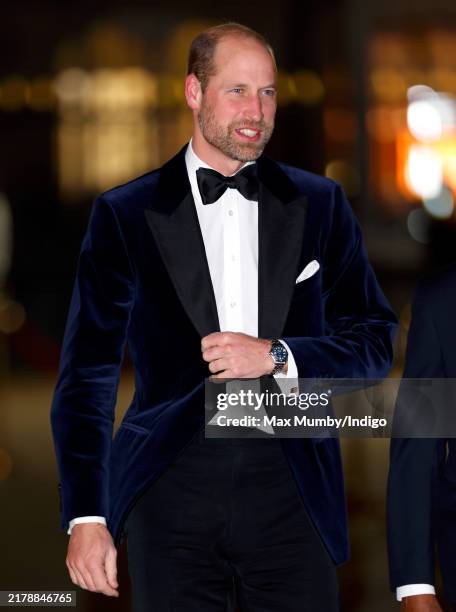Prince William, Prince of Wales attends the Centrepoint Awards and Gala Dinner at The British Museum on October 16, 2024 in London, England....