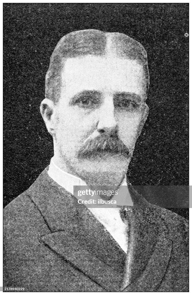 Antique image: President Faunce of Brown University