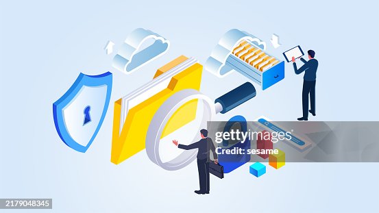 Data and file security protection, network databases, file management, isometric traders searching for files under secure systems Data and file security protection, network databases, file management, isometric traders searching for files under secure systems
