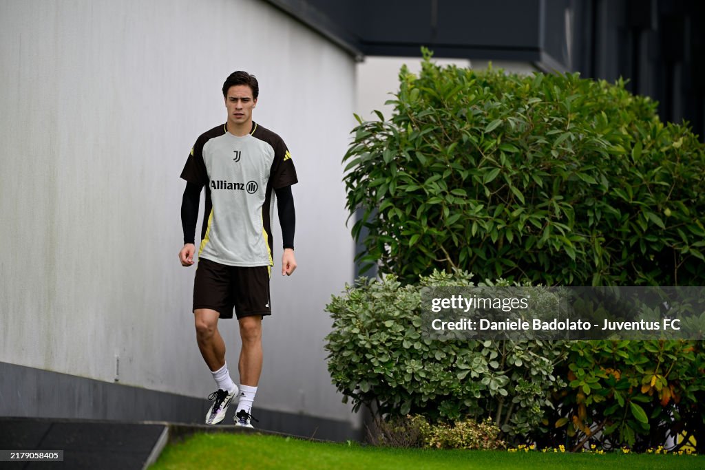 Juventus Training Session And Press Conference - UEFA Champions League 2024/25 League Phase MD3