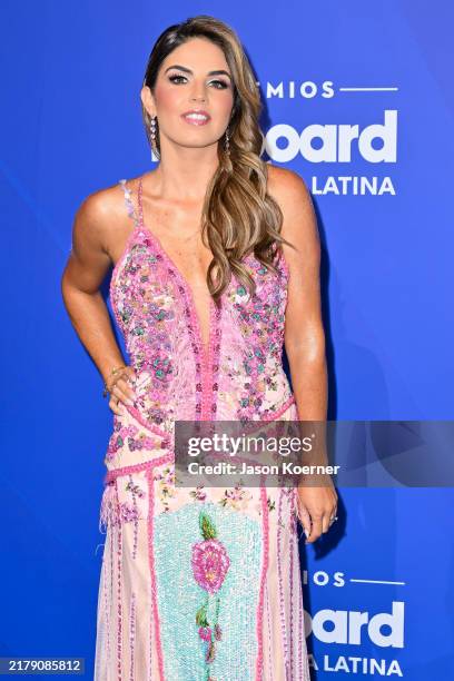 Alexa Martin attends the 2024 Billboard Latin Music Awards at Mediapro Studio on October 17, 2024 in Medley, Florida.