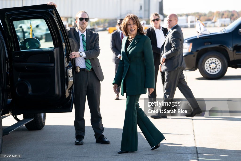Presidential Nominee Kamala Harris Campaigns With Liz Cheney In Swing States Across The Nation