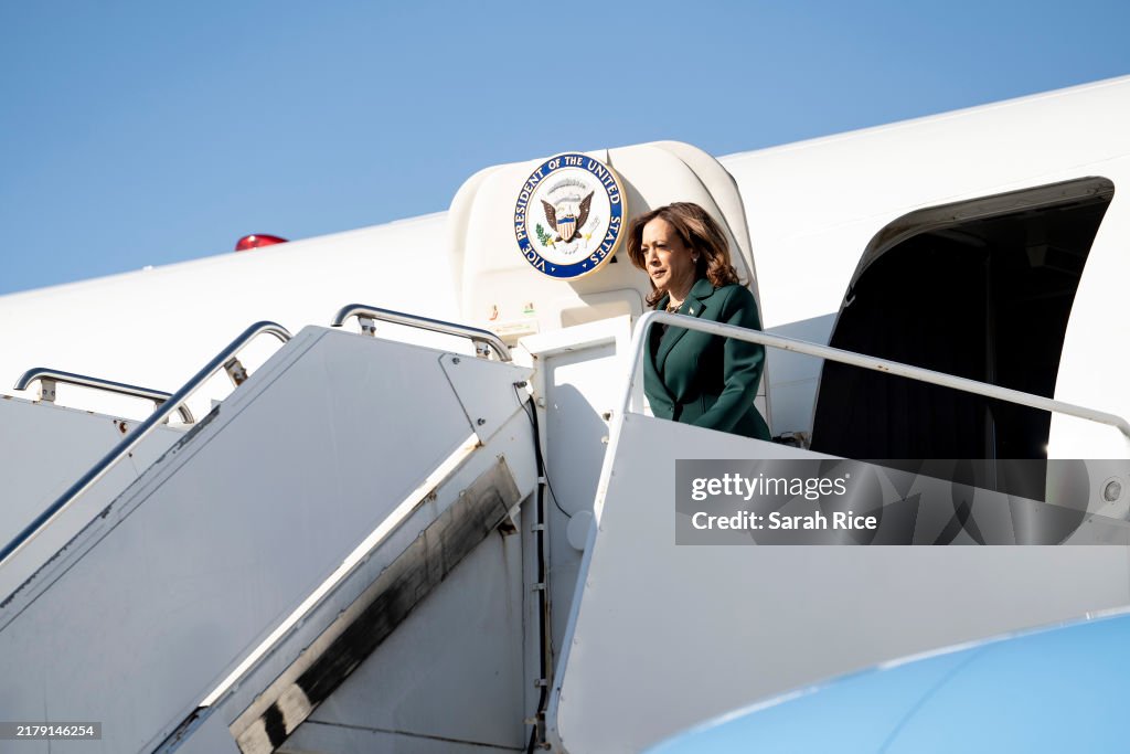 Presidential Nominee Kamala Harris Campaigns With Liz Cheney In Swing States Across The Nation