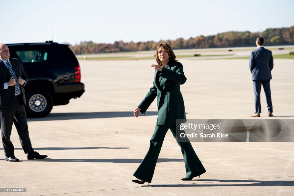 Presidential Nominee Kamala Harris Campaigns With Liz Cheney In Swing States Across The Nation