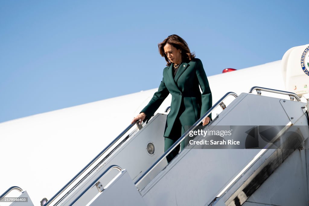 Presidential Nominee Kamala Harris Campaigns With Liz Cheney In Swing States Across The Nation