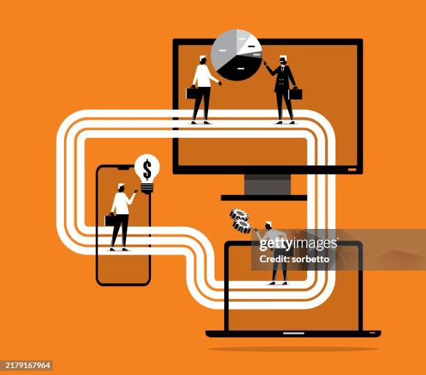 Remote Working Graphics Remote Working Concept High-Res Vector Graphic - Getty Images