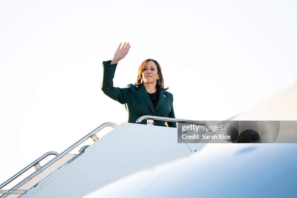 Presidential Nominee Kamala Harris Campaigns With Liz Cheney In Swing States Across The Nation