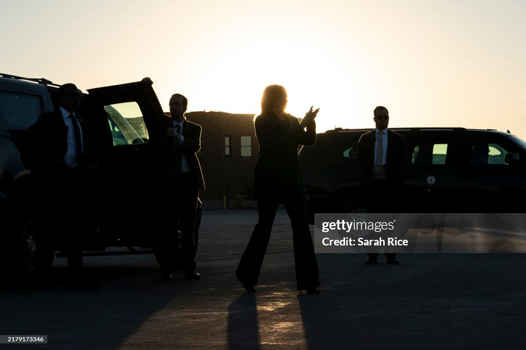 Presidential Nominee Kamala Harris Campaigns With Liz Cheney In Swing States Across The Nation