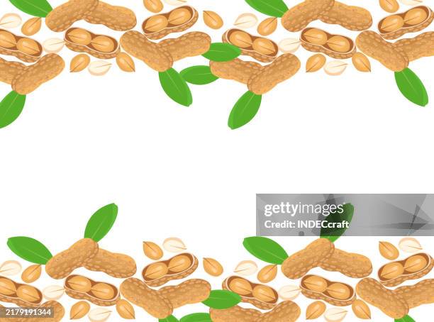 peanut - peanuts isolated stock illustrations