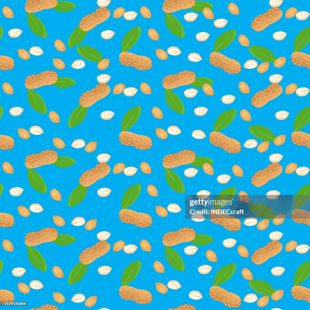 Pean Pattern Peanut Seamless Pattern High-Res Vector Graphic - Getty Images
