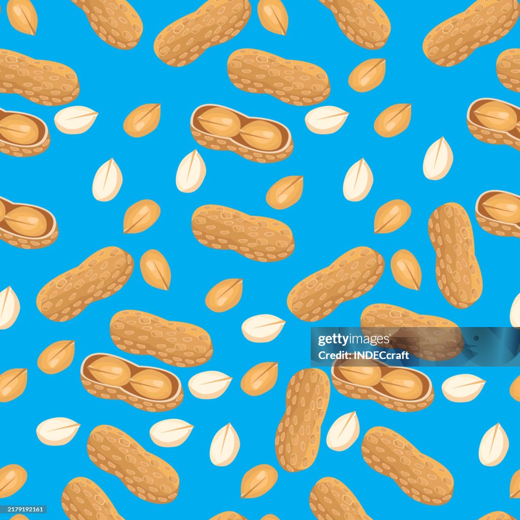 Pean Pattern Peanut Seamless Pattern High-Res Vector Graphic - Getty Images