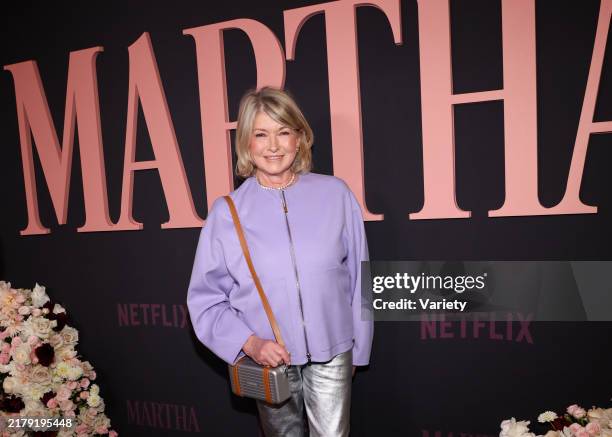 Martha Stewart at Netflix's "Martha" New York Premiere at The Paris Theater on October 21, 2024 in New York, New York.