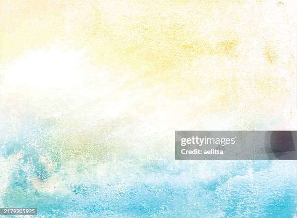 abstract watercolor background. summer. - sea foam stock illustrations