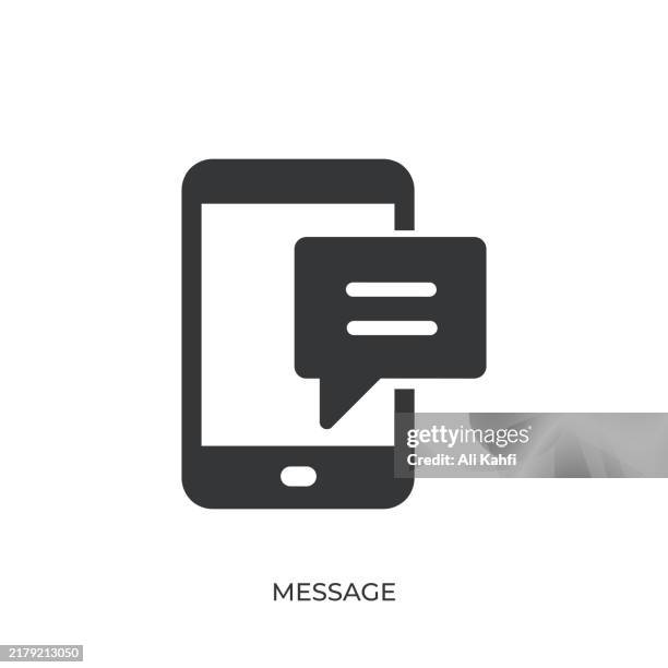 message glyph solid icon. solid icon that can be applied anywhere, simple, pixel perfect and modern style - iphone call button stock illustrations