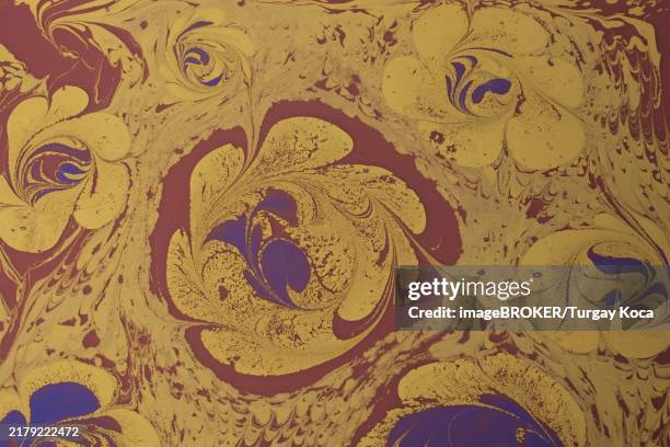 abstract marbling floral pattern for fabric, tile design. background texture - marble tile stock illustrations
