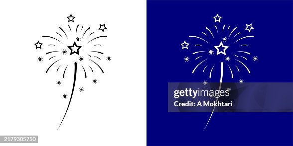 Firework icon. Firework icon.