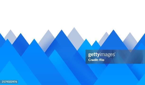 seamless abstract mountain background - great smoky mountains park winter stock illustrations