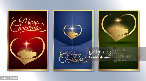 christmas nativity - nativity stable stock illustrations