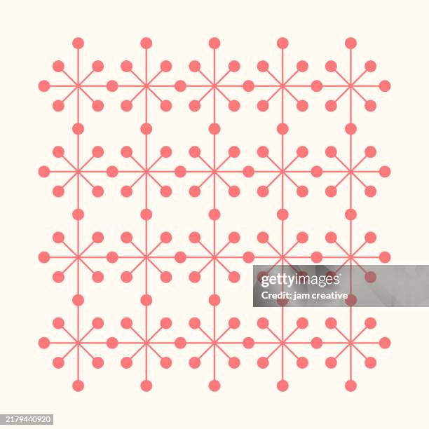 ilustraciones, imágenes clip art, dibujos animados e iconos de stock de patrón retro de explosión de bayas de acebo - espumillón