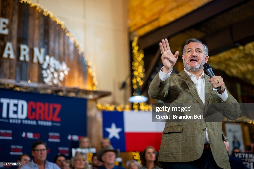 Senator Ted Cruz Campaigns For Reelection