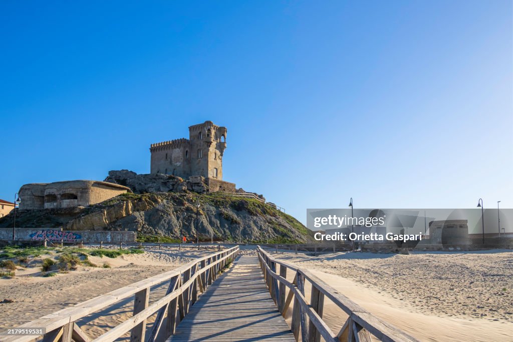 Santa Catalina Castle in Tarifa, city at the southernmost end of the Iberian Peninsula