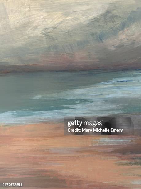 deserted beach - shallow stock illustrations