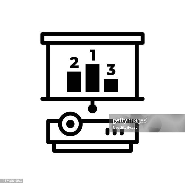 A Simple Line Drawing Of A Projector High-Res Vector Graphic - Getty Images
