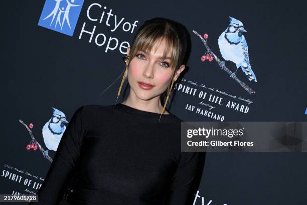 MarÃa Fernanda Aristizábal Urrea at City of Hope's 2024 Spirit of Life Gala at Shrine Auditorium and Expo Hall on October 22, 2024 in Los Angeles,...