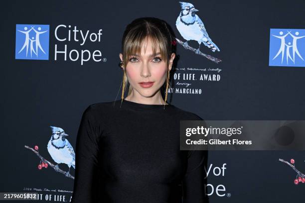 MarÃa Fernanda Aristizábal Urrea at City of Hope's 2024 Spirit of Life Gala at Shrine Auditorium and Expo Hall on October 22, 2024 in Los Angeles,...