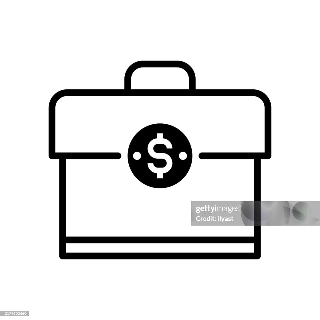 Un simple dibujo lineal de una inversión empresarial