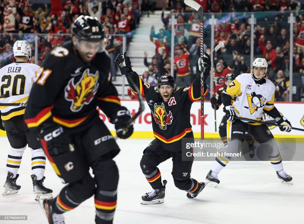 Pittsburgh Penguins v Calgary Flames