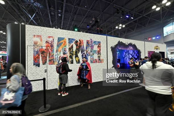 Marvel's Agatha All Along booth at New York Comic Con 2024 at The Jacob K. Javits Convention Center on October 19, 2024 in New York City.