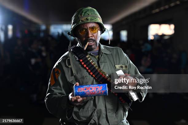Cosplayer poses as Kirk Lazarus during New York Comic Con 2024 at The Jacob K. Javits Convention Center on October 19, 2024 in New York City.