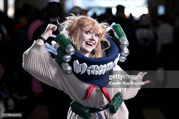 Cosplayer poses during New York Comic Con 2024 at The Jacob K. Javits Convention Center on October 19, 2024 in New York City.
