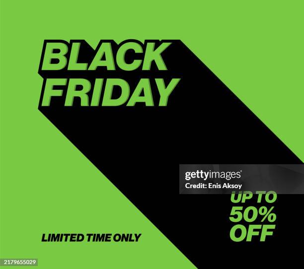 black friday sale banner: modern minimal design with typography. template for promotion, advertising, web, social media, and fashion ads. - black friday background stock illustrations