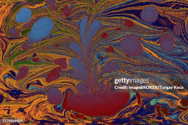 abstract marbling floral pattern for fabric, tile design. background texture - marble tile stock illustrations
