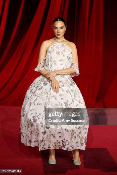 Gal Gadot attends The Fourth Annual Academy Museum Gala at Academy Museum of Motion Pictures on October 19, 2024 in Los Angeles, California.