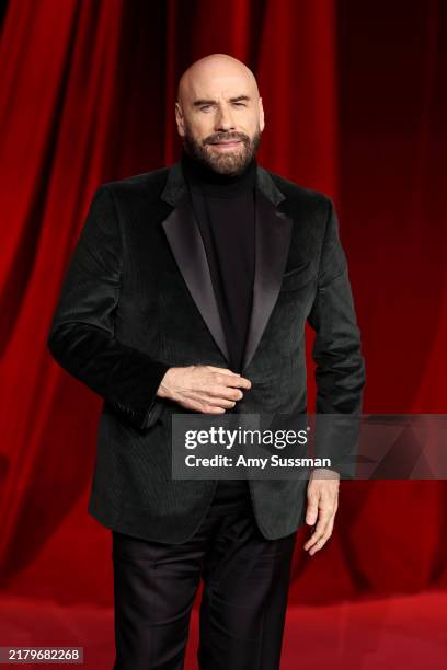 John Travolta attends The Fourth Annual Academy Museum Gala at Academy Museum of Motion Pictures on October 19, 2024 in Los Angeles, California.