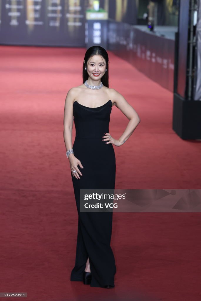 Cian Ru Lin Actress Ruby Lin Xin-ru poses on the red carpet of the 59th Golden ...