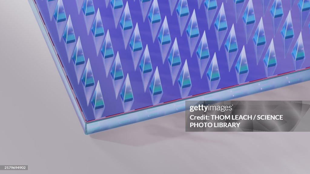 Microneedle mRNA vaccine, illustration