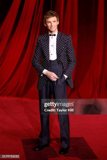 Eddie Redmayne attends the 2024 Academy Museum Gala at Academy Museum of Motion Pictures on October 19, 2024 in Los Angeles, California.