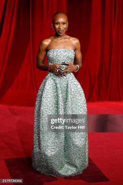 Cynthia Erivo attends the 2024 Academy Museum Gala at Academy Museum of Motion Pictures on October 19, 2024 in Los Angeles, California.