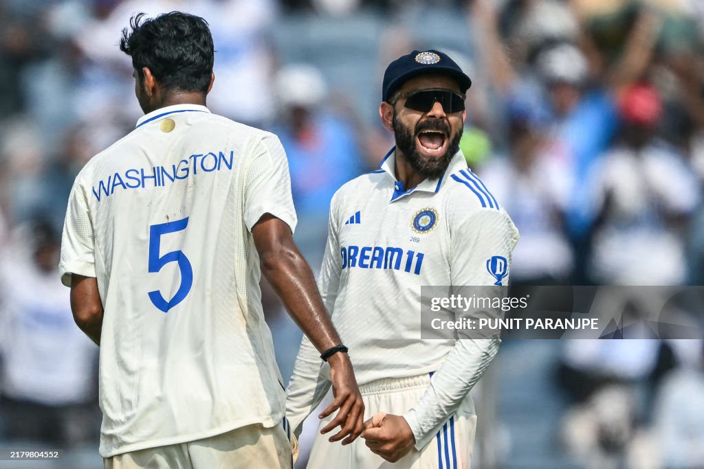 TOPSHOT-CRICKET-IND-NZL-TEST