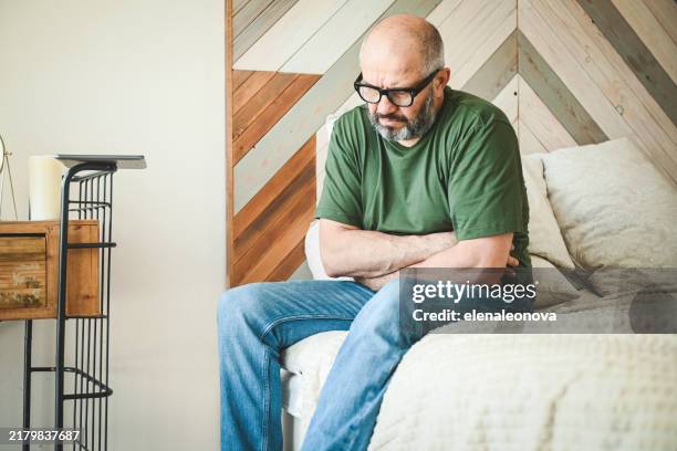 mature adult man ( illness, stomachache) - appendicitis stock pictures, royalty-free photos & images