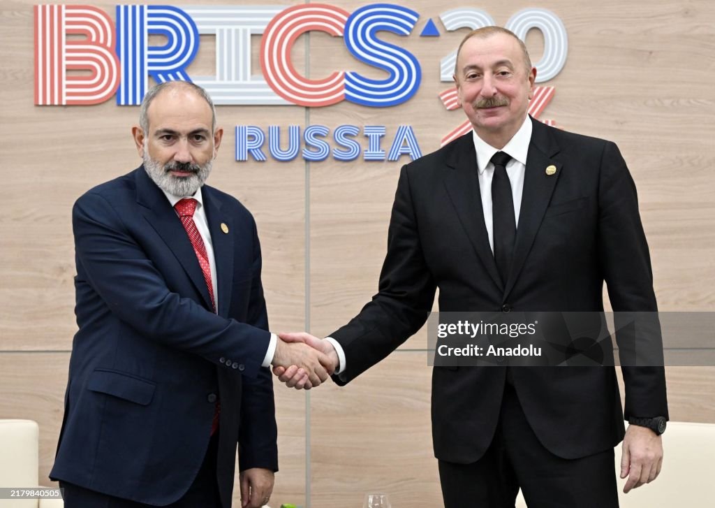 Ilham Aliyev - Nikol Pashinyan meeting in Kazan