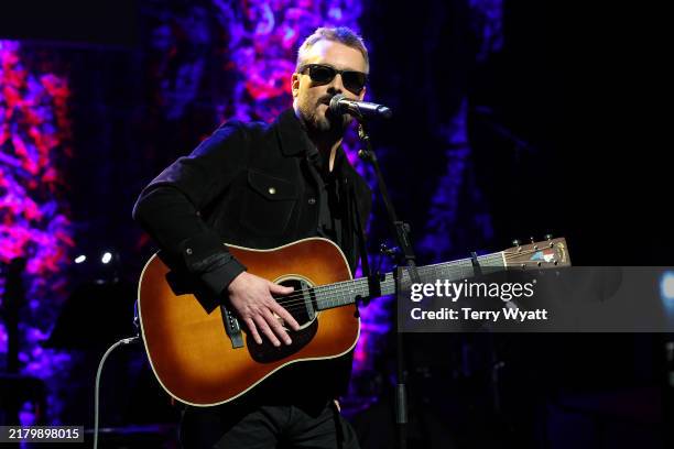 Eric Church performs onstage at the Class of 2024 Medallion Ceremony at Country Music Hall of Fame and Museum on October 20, 2024 in Nashville,...