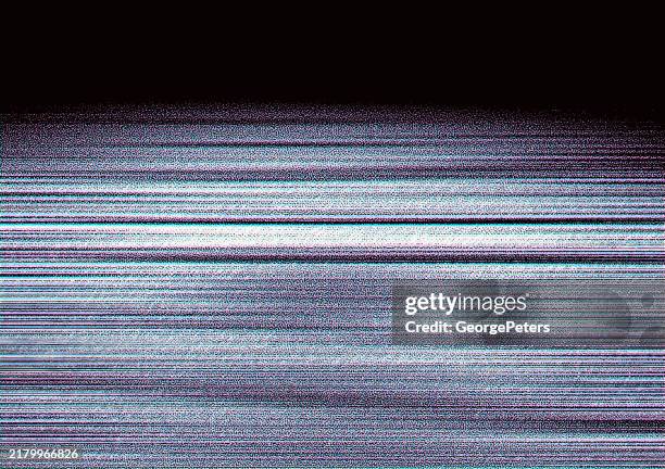 spot lit, soft background with horizontal stripes and glitch technique - moire stock illustrations
